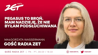 Małgorzata Wassermann: Pegasus to broń. Mam nadzieję, że nie byłam podsłuchiwana