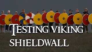 Experimenting with VIKING SHIELDWALL #vikings #medieval