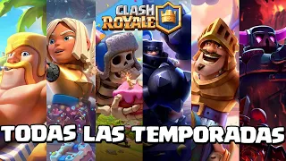 TODAS las TEMPORADAS de Clash Royale (seasons 1-22) /Alan Parw