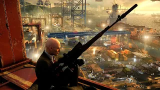 HITMAN Perfect Sniper Assassin (Hantu Port, Singapore)4K60FPS