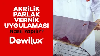 Akrilik Parlak Vernik Uygulaması Nasıl Yapılır? - Dyo Mobilya Boyaları Uygulama Videoları