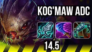 KOG'MAW & Blitz vs SMOLDER & Senna (ADC) | 19/2/6, Legendary | EUW Master | 14.5