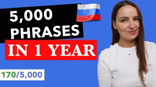 LEARN 5,000 RUSSIAN PHRASES IN 1 YEAR  |  170/5000