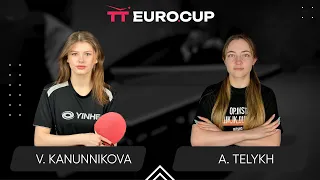 09:55 Vasylysa Kanunnikova - Anastasiia Telykh 02.05.2024 TT Euro.Cup Women Ukraine Star. TABLE 4
