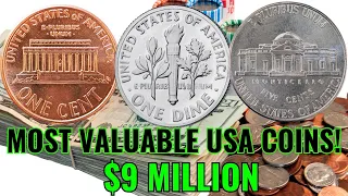 MOST VALUABLE COINS IN USA HISTORY - COINS WORTH MILLION DOLLAR!!
