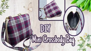 DIY Mini Crossbody Bag Tutorial & Pattern/Sling Bag