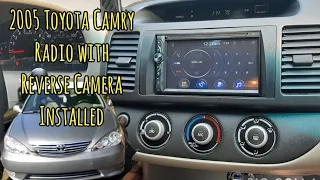 2005 Toyota Camry Aftermarket Radio With Reverse Camera Installation (2001-2006)