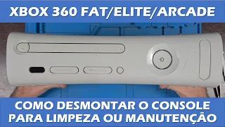 COMO DESMONTAR XBOX 360 FAT - DESMONTAR, TROCAR PASTA TÉRMICA E MONTAR DE VOLTA