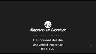 Devocional del día -08/11/2023