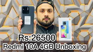 Redmi 10A 4GB Unboxing in Pakistan