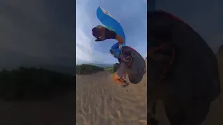 Paragliding FAIL - start into the BUSHES