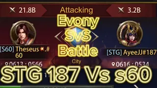 Evony: STG 187: Going for 450B Alliance Throne