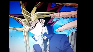 Joey throws Atem (Yami Yugi)