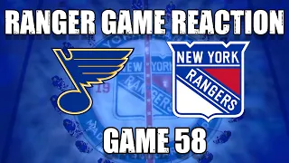 New York Rangers Lose 6-2 Against The St. Louis Blues! Ranger Game Reaction (58)