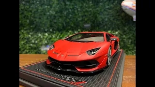 1/18 MR Lamborghini Aventador SVJ Rosso Mimir LAMBO034D