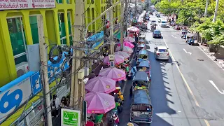 [4K] Walking around at Soi Ari 1, Bangkok - Street food in the office district  near Ari BTS station