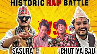 Historic Rap Battle|| Grandfather ( sasura ba ) VS Myakuri|| kushal pokhrel Reaction Video | PRAYAS