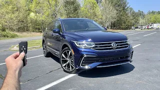 2023 Volkswagen Tiguan 2.0 SEL R Line: Start Up, Test Drive, Walkaround, POV and Review