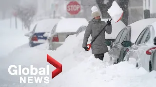 Major winter storm slams US Northeast with record-breaking snowfall