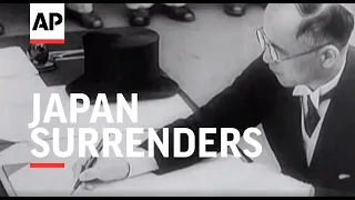 Japan Surrenders -  1945 | Movietone Moment | 14 August 2020