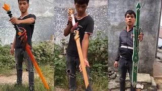 Wooden Swords Making 2024 - Wooden Arts And Handicraft Is Amazing - Extreme Woodworking Skills #009