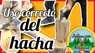 TODO acerca del hacha de campamento: Partes, uso correcto +Tips para cortar leña🪵🪓