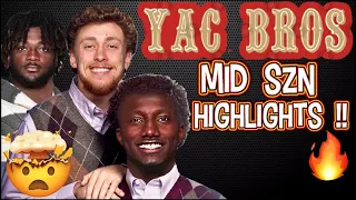 THE YAC BROS MID SZN HIGHLIGHTS 🤯 REACTION!! BEST TRIO IN THE NFL🏆