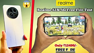 Realme 12X 5G Unboxing With Free Fire Test || Realme 12X 5G Free Fire Heating + Battery Drain Test..