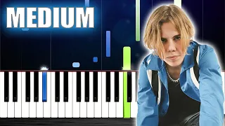 The Kid LAROI, Justin Bieber - Stay - Piano Tutorial (MEDIUM) by PlutaX