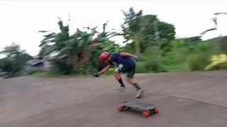 RAIN SKATE longboard funny moments