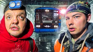 FLOODED METRO under KYIV ! WHY IS METRO UNDERWATER ? (Subtitles available !)