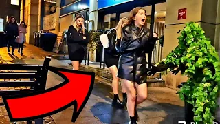 BUSHMAN PRANK❌️SCARING PEOPLE IN UNITED KINGDOM‼️ NIGHT REACTIONS