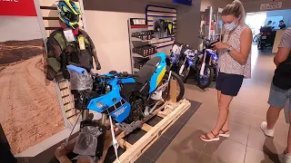 unboxing TENERE RALLY 700cc and going for coffee