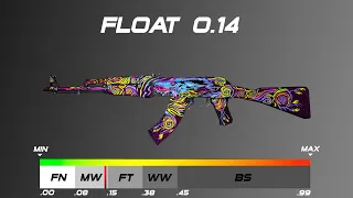 CSGO AK-47 | Nightwish - Skin wear/float