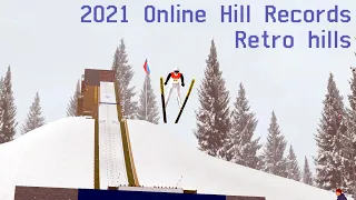 Deluxe Ski Jump 4 - Rekordy online 2021 - Skocznie retro