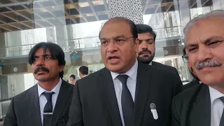 Imran Khan's Lawyer Barrister Salman Safdar Media Talk after Cipher Hearing in Islamabad High Court