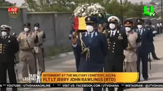 Livestream: Burial Service Of Rawlings At The Independence Square