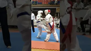 Попал в ГОЛОВУ, ПРОБИЛ живот #kyokushin #kyokushinkaikarate #fight #karate #knokdown #knockdown