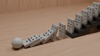 Satisfying Domino Render