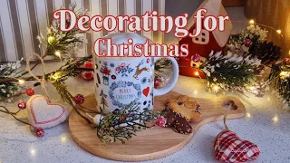 Christmas Kitchen Decor🎄Cute Christmas Cupcakes🧁 #natal #christmas #cozy #vlog #slowliving