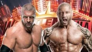 Wrestlemania 35 Triple H vs Batista