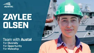 Team with Austal - Zaylee Olsen's Inspiring Journey