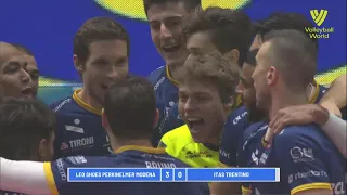 Leo Shoes PerkinElmer Modena vs. Itas Trentino - FIVB - Super Liga - Match Highlights