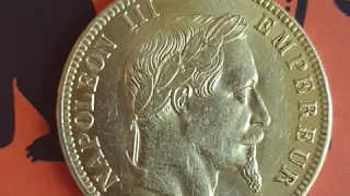 Frankreich 100 Francs 1869 A Gold