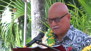 Fijian H.E President Jioji Konrote officiates the Groundbreaking Ceremony of Model CI-USP Project