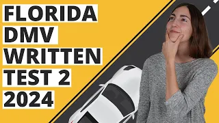 Florida DMV Written Test 2 2024 (60 Questions with Explained Answers)