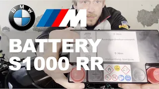M Battery Install 2022 BMW S1000 RR