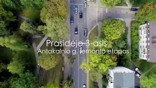 Prasidėjo 3 asis  Antakalnio g. remonto etapas