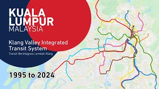 Kuala Lumpur Metro Evolution (1995-2024)