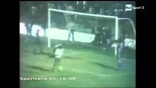 Panathinaikos - Juventus 4-2 - Coppa U.E.F.A. 1980-81 - 32imi di finale - ritorno